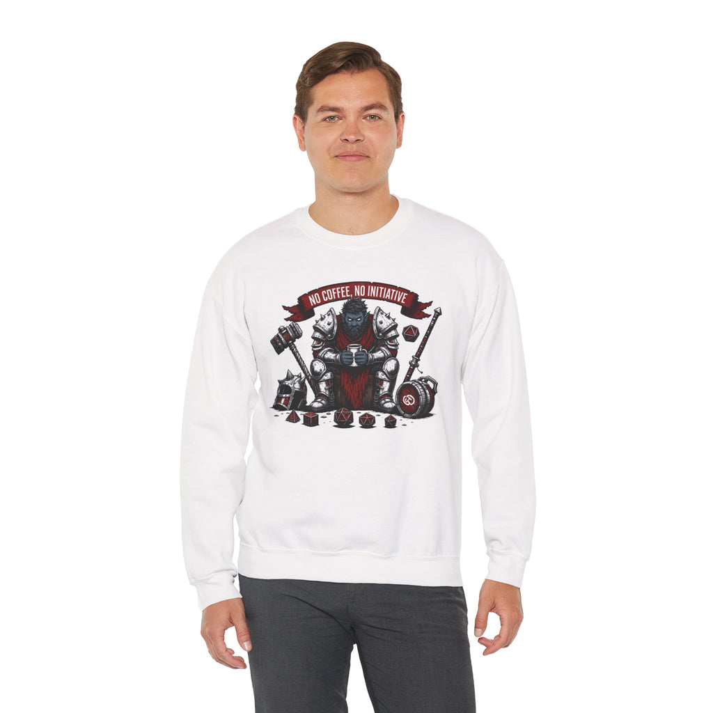 No Coffee, No Initiative | Fantasy RPG Sweatshirt