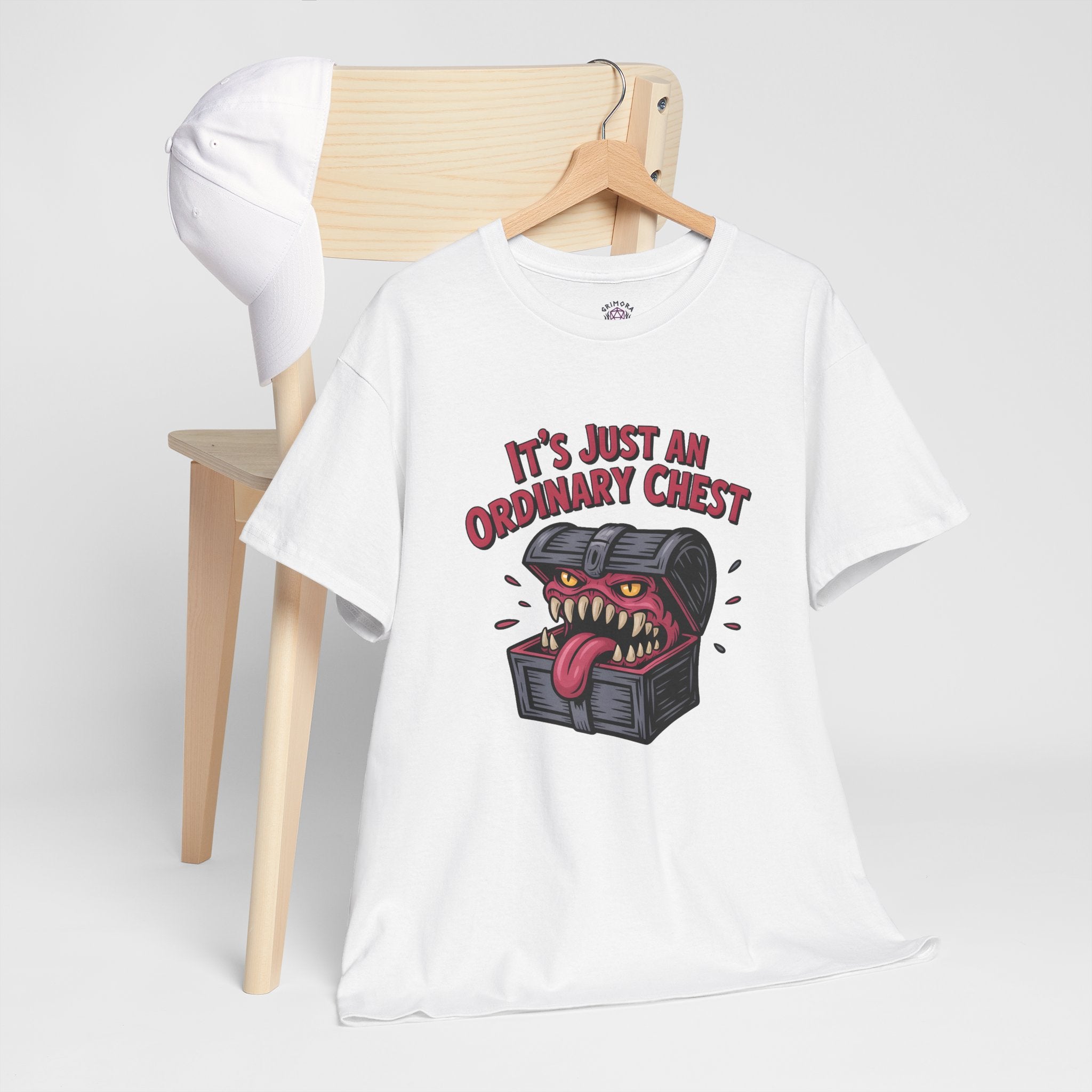 "It's Just An Ordinary Chest" — Mimic monster T-shirt