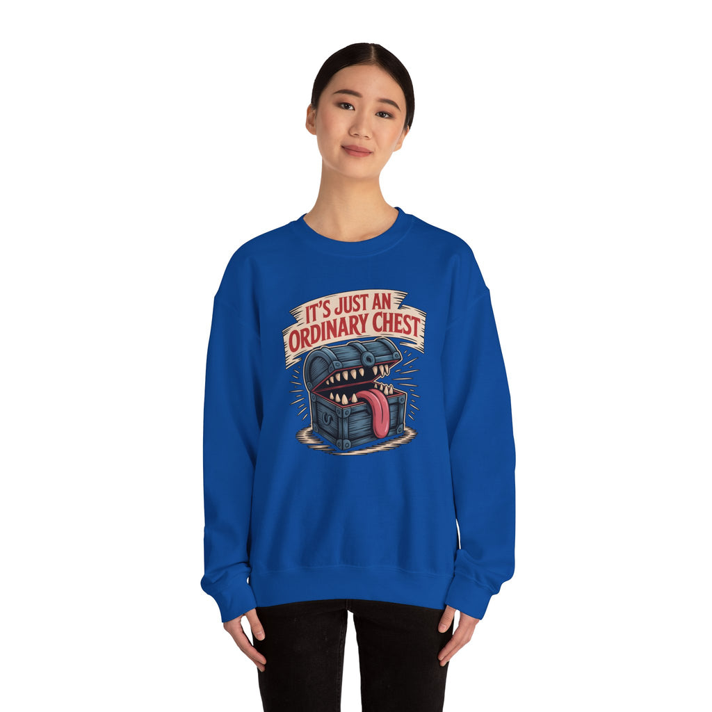 "It's Just An Ordinary Chest" — Mimic monster Sweatshirt