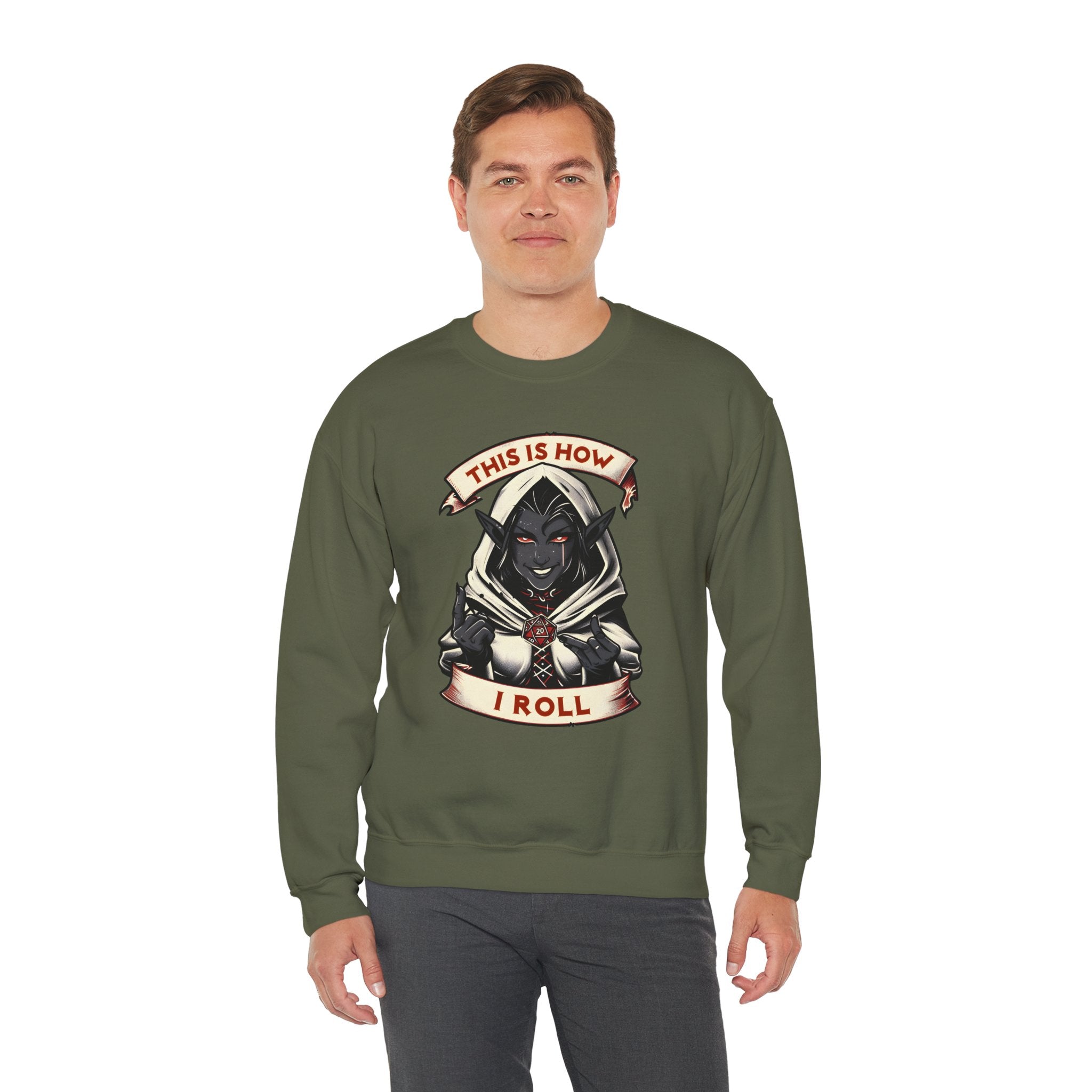 This Is How I Roll D20 Sweatshirt