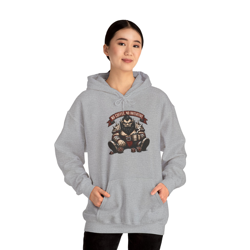 No Coffee, No Initiative | Fantasy RPG Hoodie