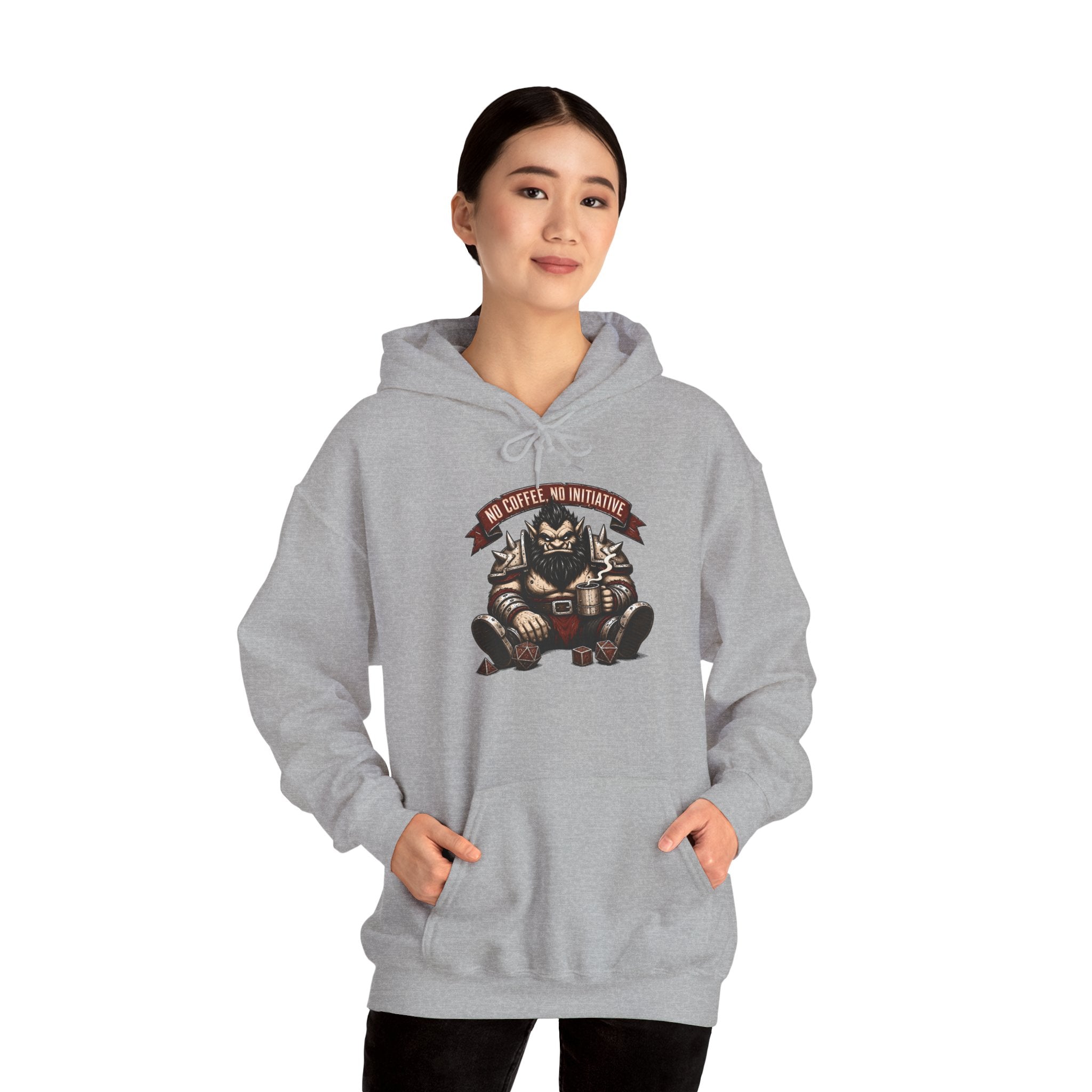 No Coffee, No Initiative | Fantasy RPG Hoodie