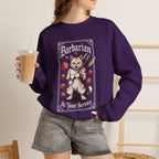 Barbarian Cat at Your Serivece D&D Sweatshirt | Cat Lover RPG Gift
