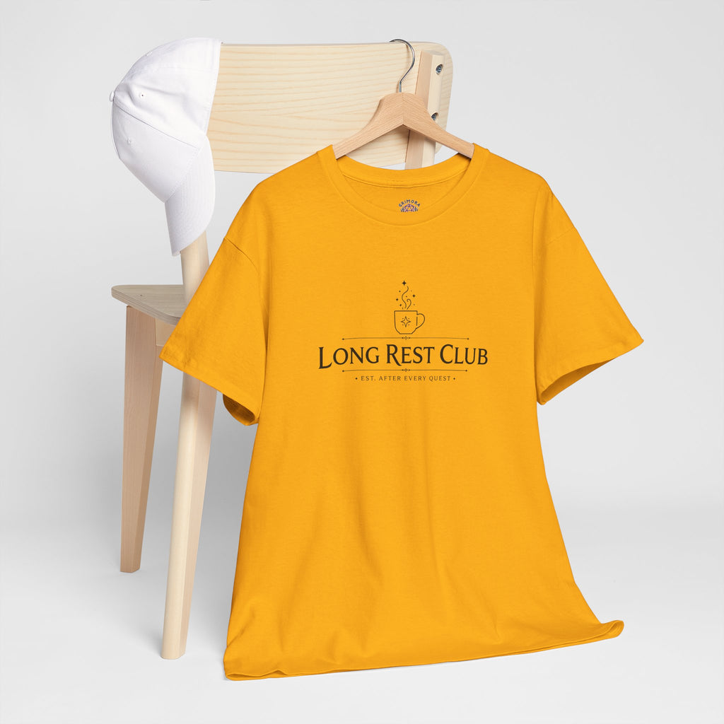 Long Rest Club – Est. After Every Quest | Fantasy RPG T-shirt