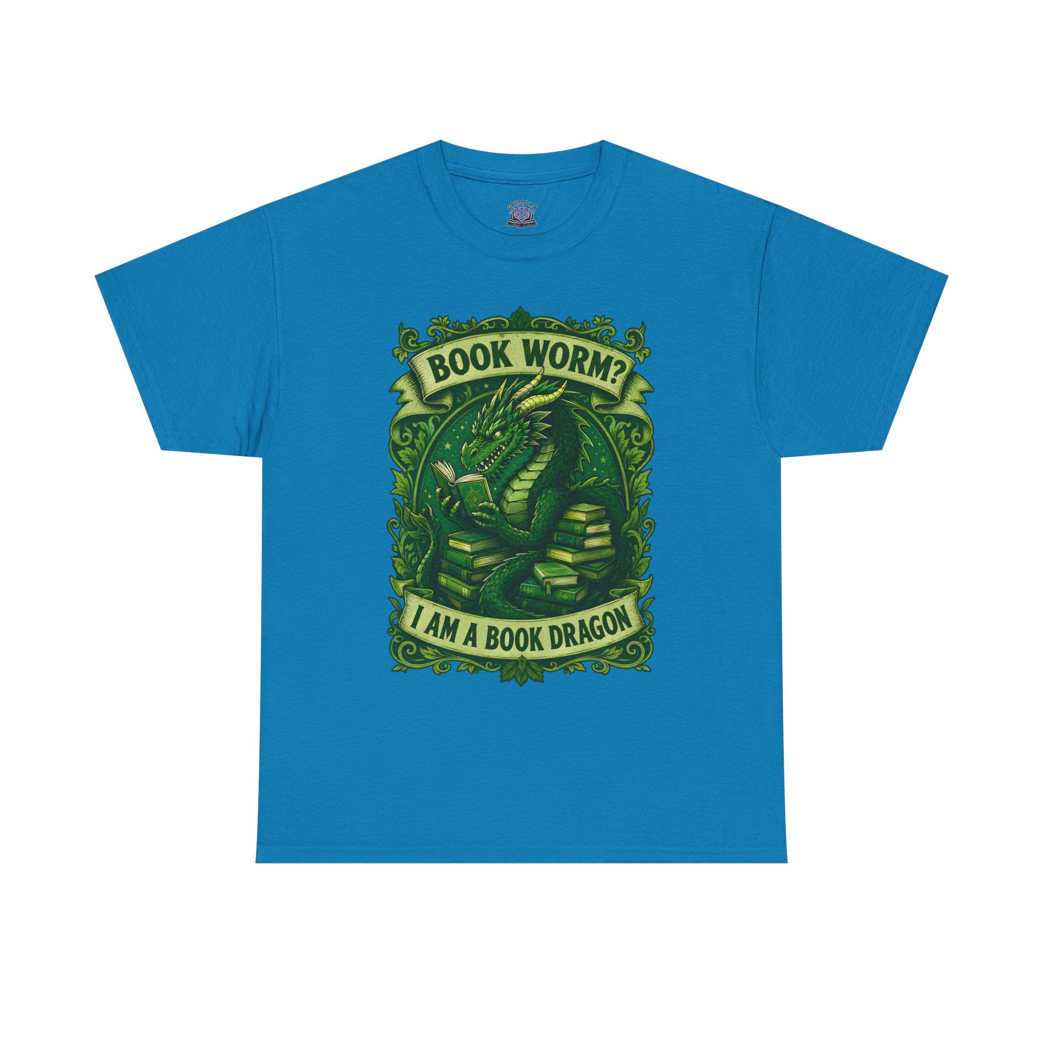 Book Worm? I Am a Book Dragon, Fantasy Reader T-shirt