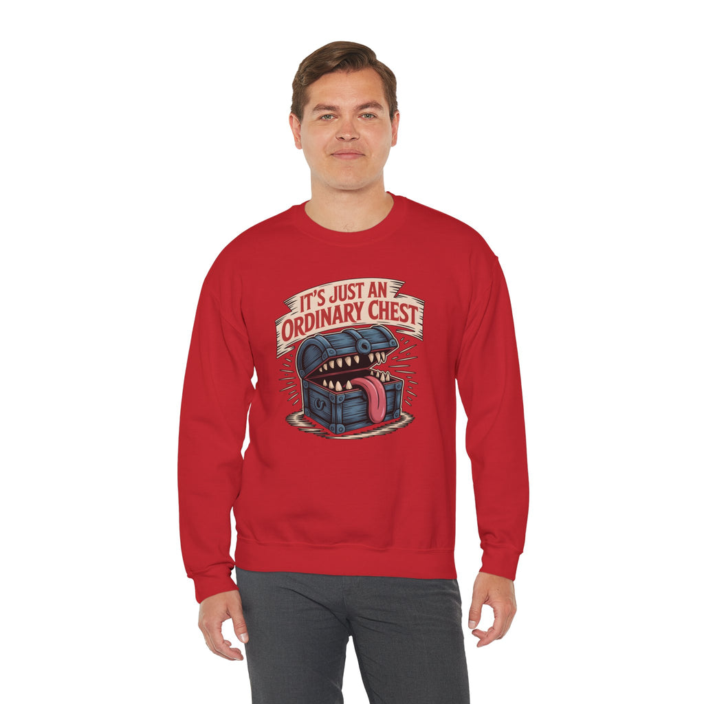 "It's Just An Ordinary Chest" — Mimic monster Sweatshirt