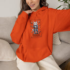 Fighter Cat at Your Service D&D Hoodie | Cat Lover RPG Gift