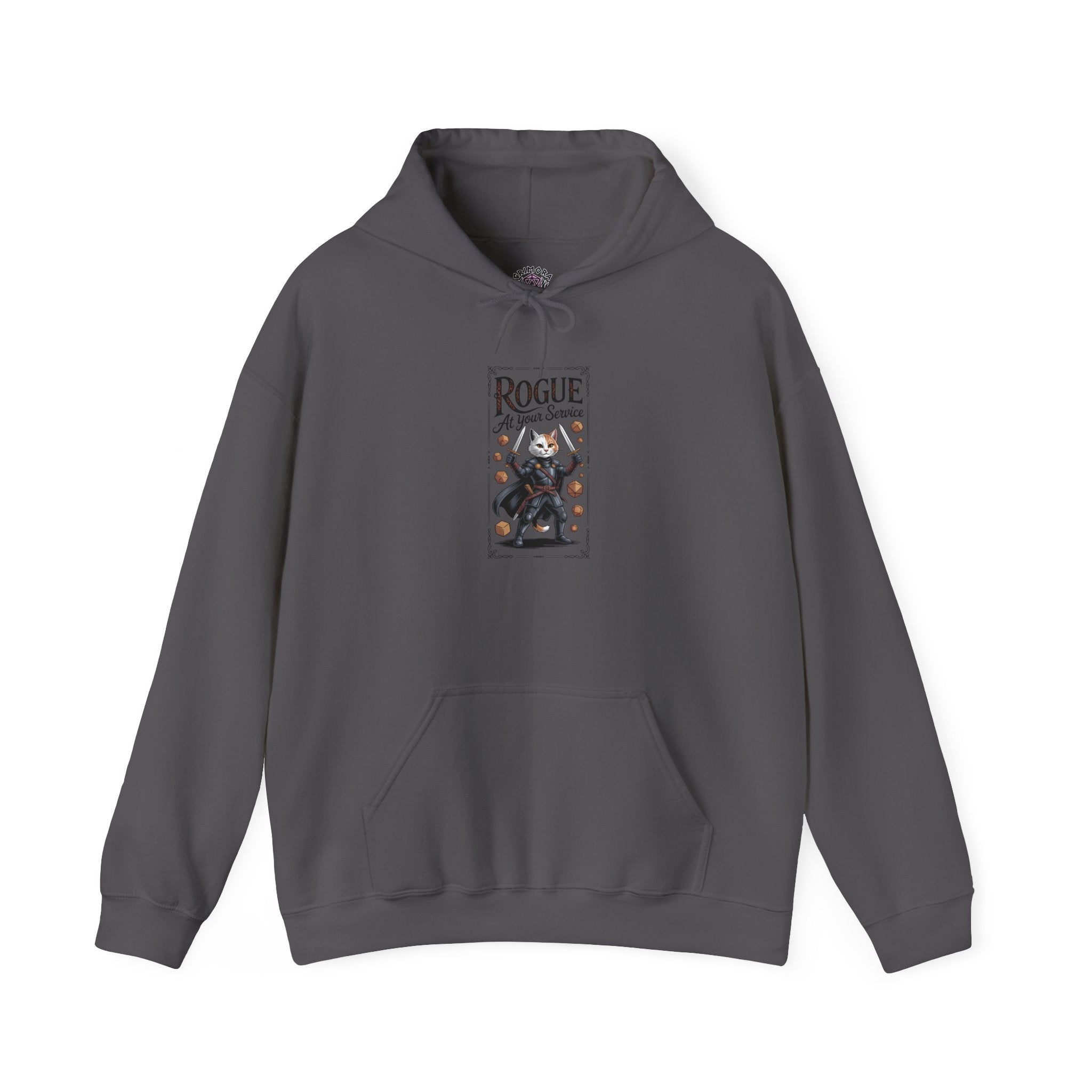 Rogue Cat at Your Serivece D&D Hoodie | Cat Lover RPG Gift