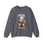 Monk Cat at Your Service D&D Sweatshirt | Cat Lover RPG Gift