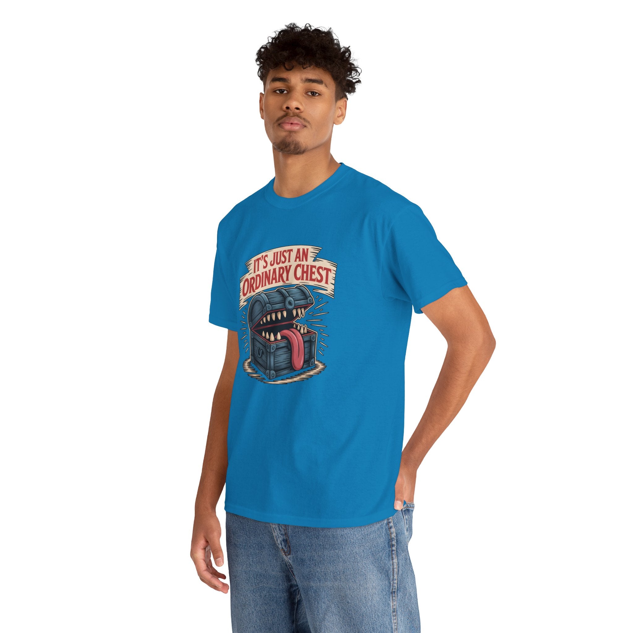 "It's Just An Ordinary Chest" — Mimic monster T-shirt
