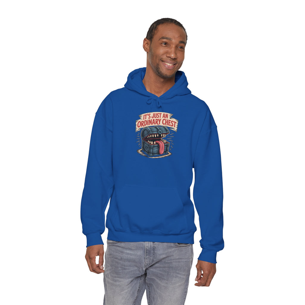 "It's Just An Ordinary Chest" — Mimic monster Hoodie