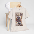 Cleric Cat at Your Service D&D T-shirt | Cat Lover RPG Gift