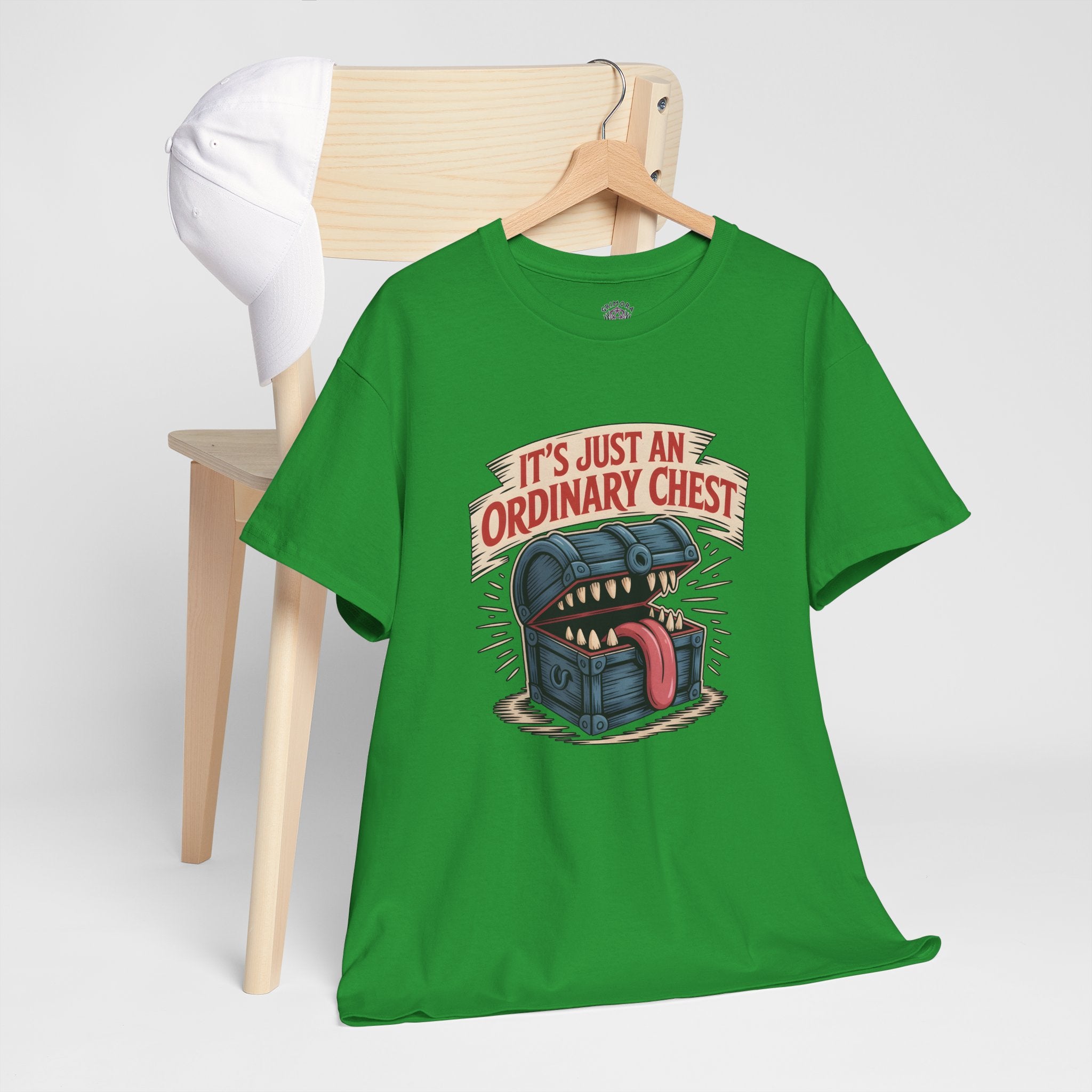 "It's Just An Ordinary Chest" — Mimic monster T-shirt