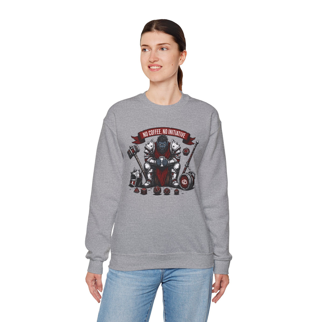 No Coffee, No Initiative | Fantasy RPG Sweatshirt