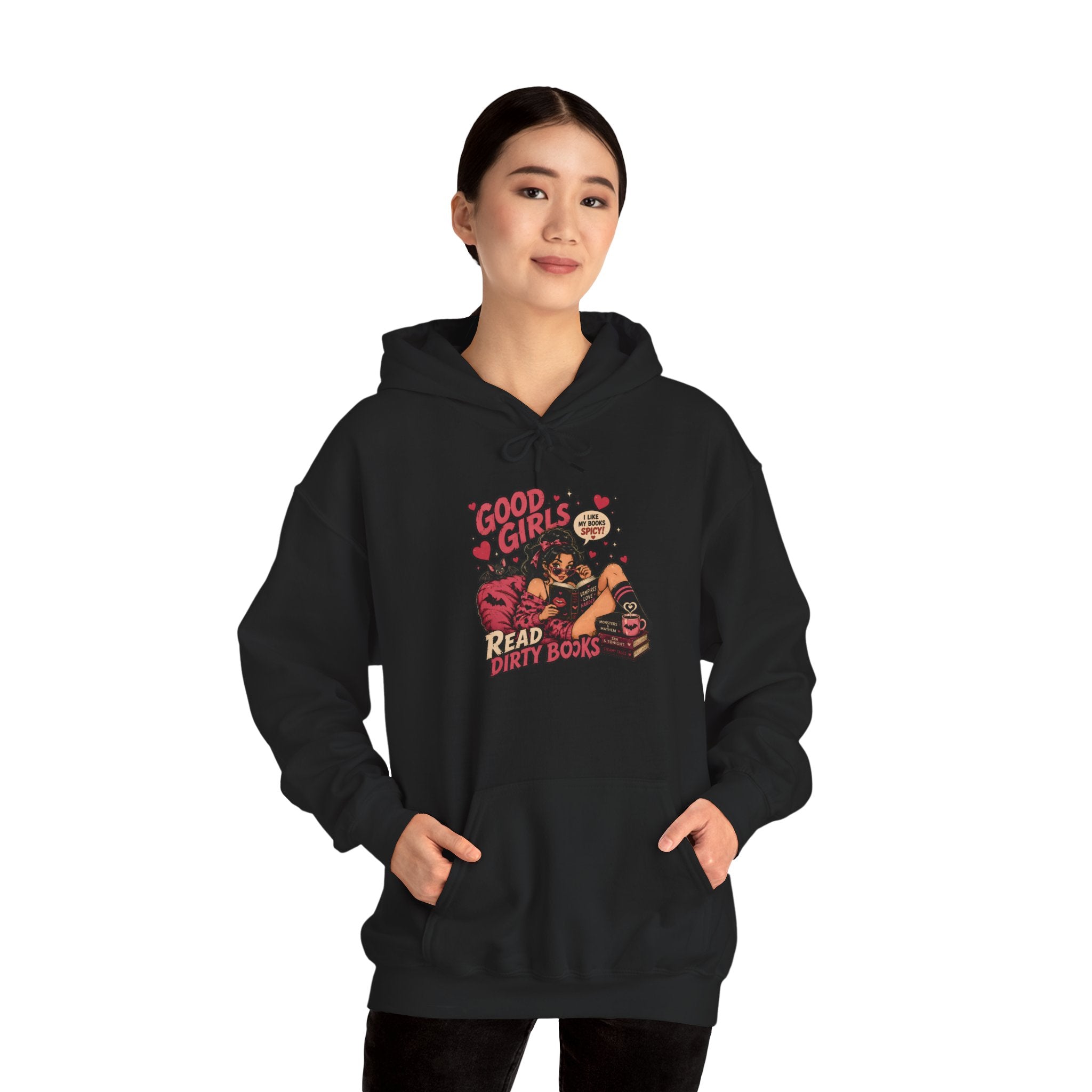 Good Girls Read Dirty Books Hoodie