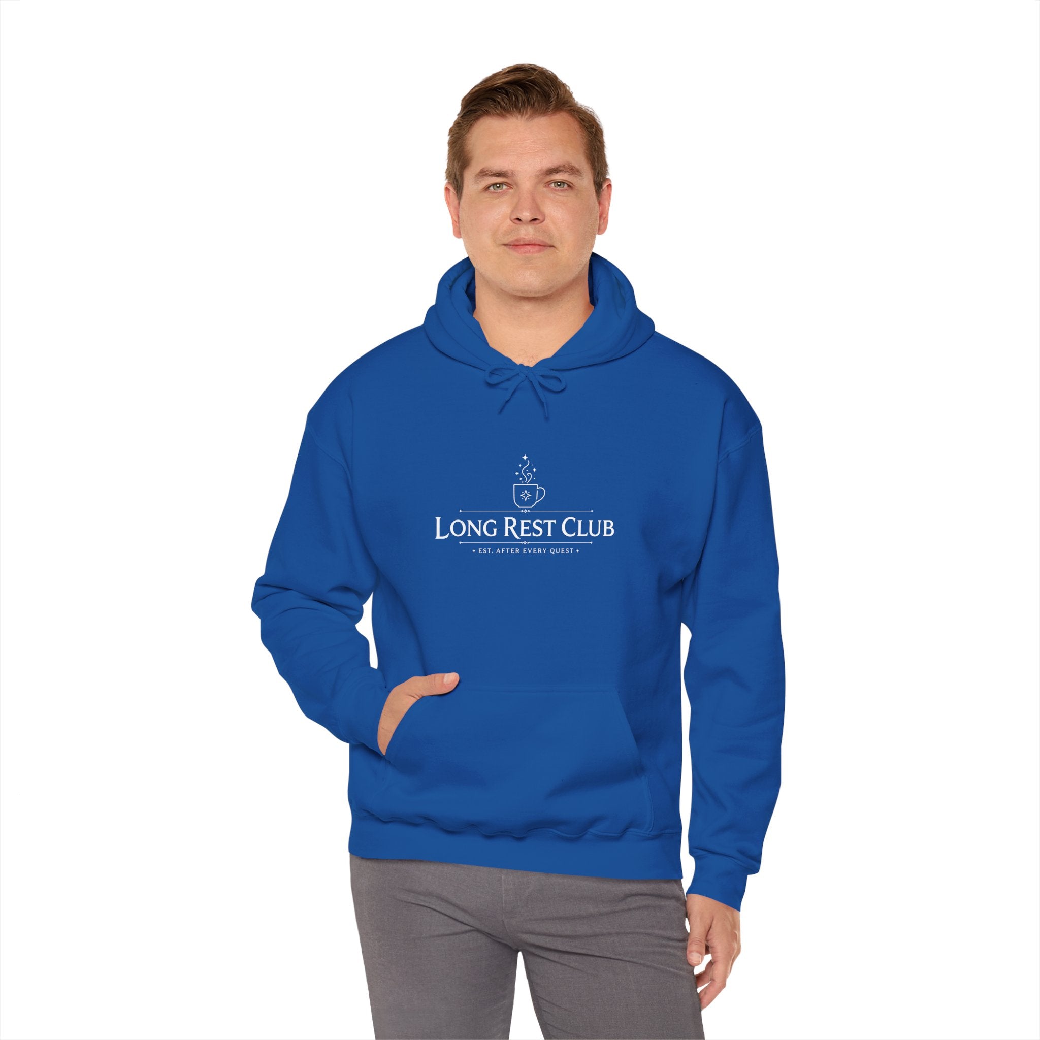 Long Rest Club – Est. After Every Quest | Fantasy RPG Hoodie