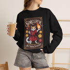 Sorcerer Cat at Your Service D&D Sweatshirt | Cat Lover RPG Gift