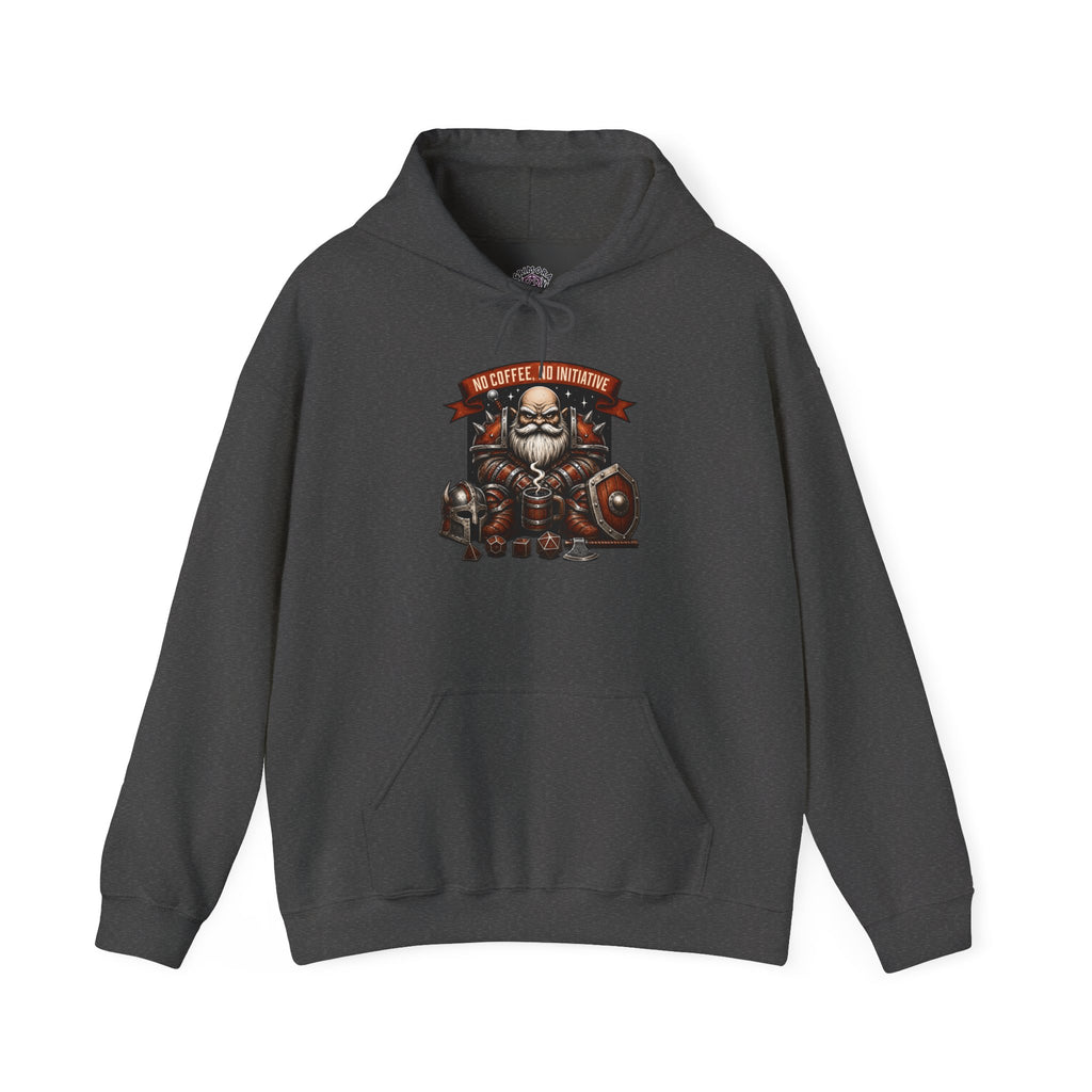 No Coffee, No Initiative | Fantasy RPG Hoodie