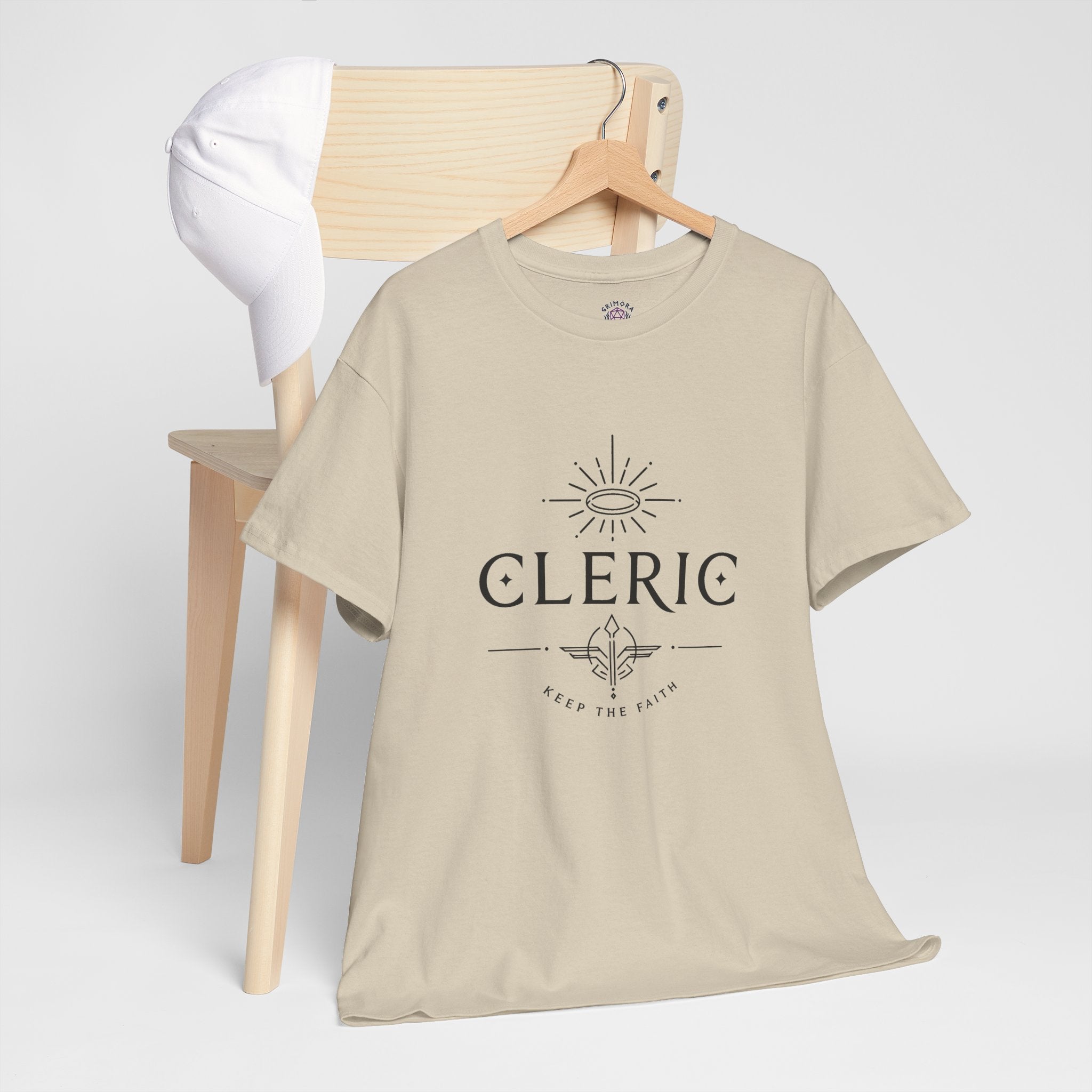 Cleric – Keep the Faith | DnD class T-shirt