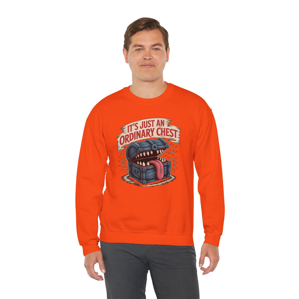 "It's Just An Ordinary Chest" — Mimic monster Sweatshirt