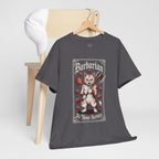 Barbarian Cat at Your Serivece D&D T-shirt | Cat Lover RPG Gift