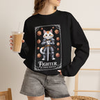 Fighter Cat at Your Service D&D Sweatshirt | Cat Lover RPG Gift