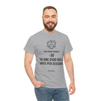 Dice roll minus modifier T-shirt | RPG Personalizable