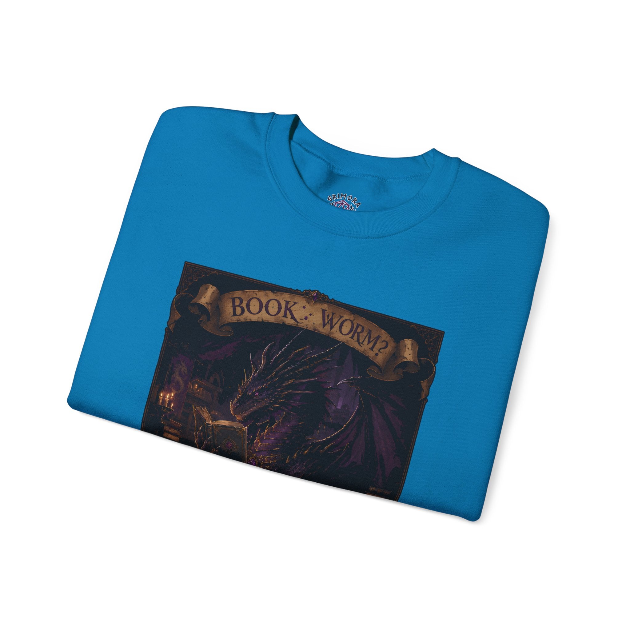 Book Worm? I Am a Book Dragon, Fantasy Reader Sweatshirt