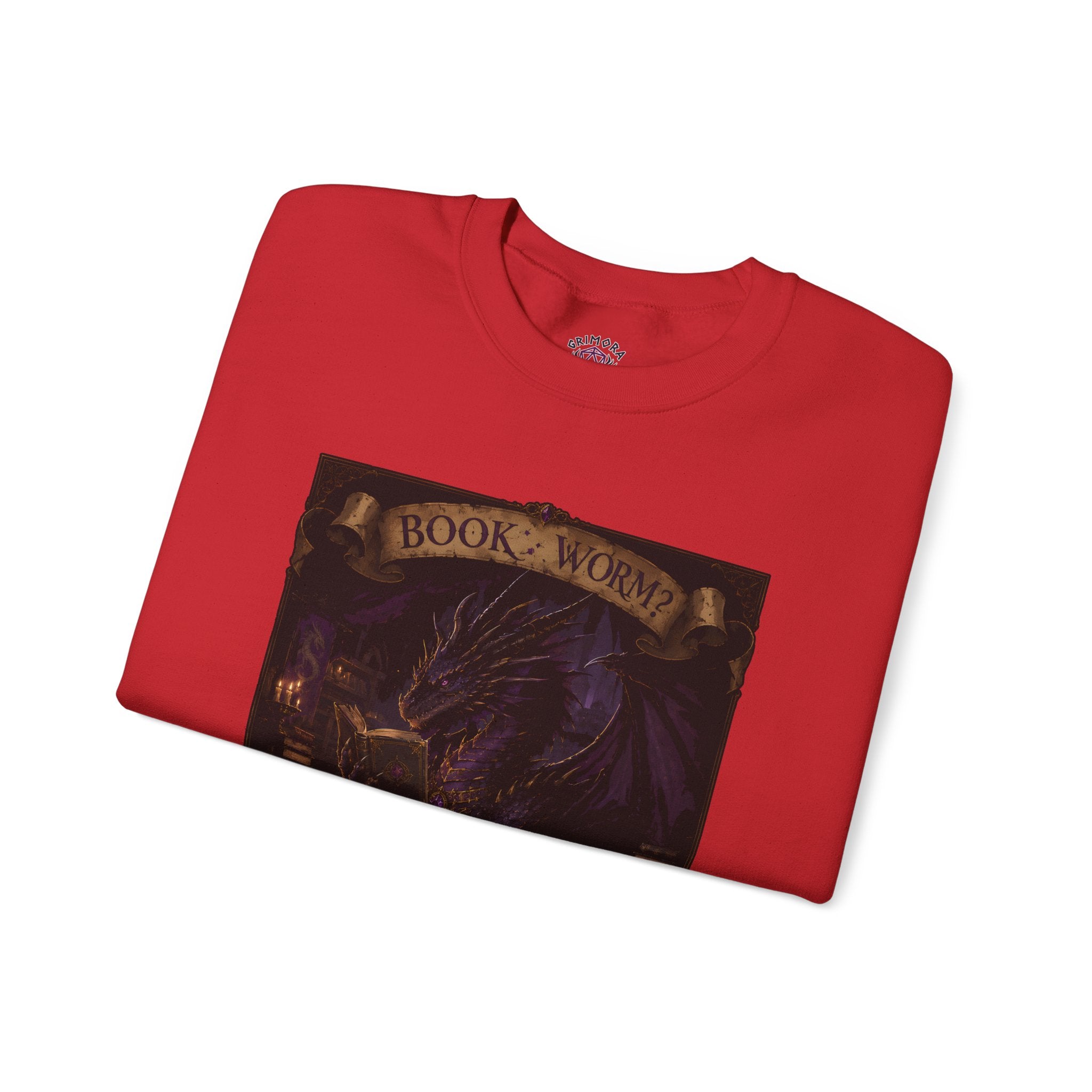 Book Worm? I Am a Book Dragon, Fantasy Reader Sweatshirt