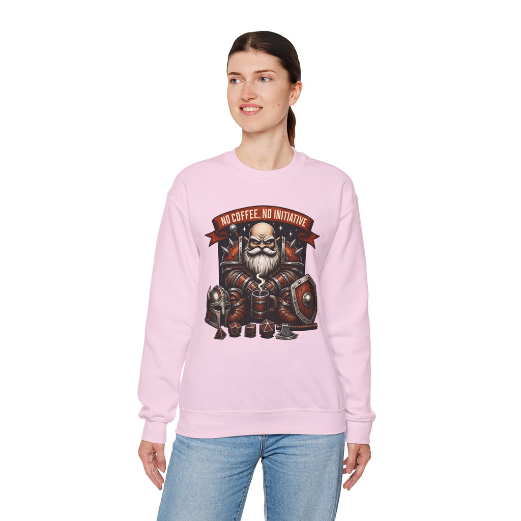 No Coffee, No Initiative | Fantasy RPG Sweatshirt
