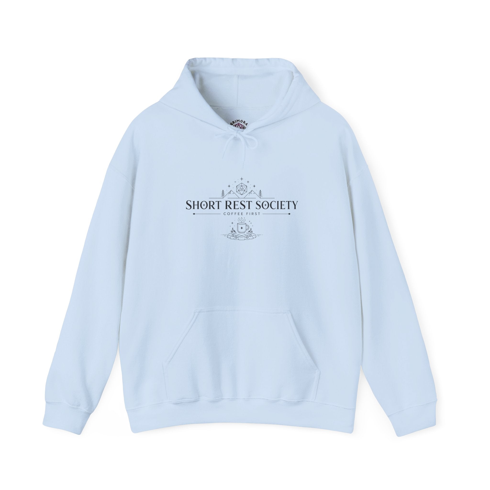 Short Rest Society – Coffee First | Tabletop RPG Hoodie