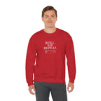 Roll. Sip. Repeat. | Tabletop RPG Coffee Sweatshirt | Dice & Coffee Lover Sweatshirt