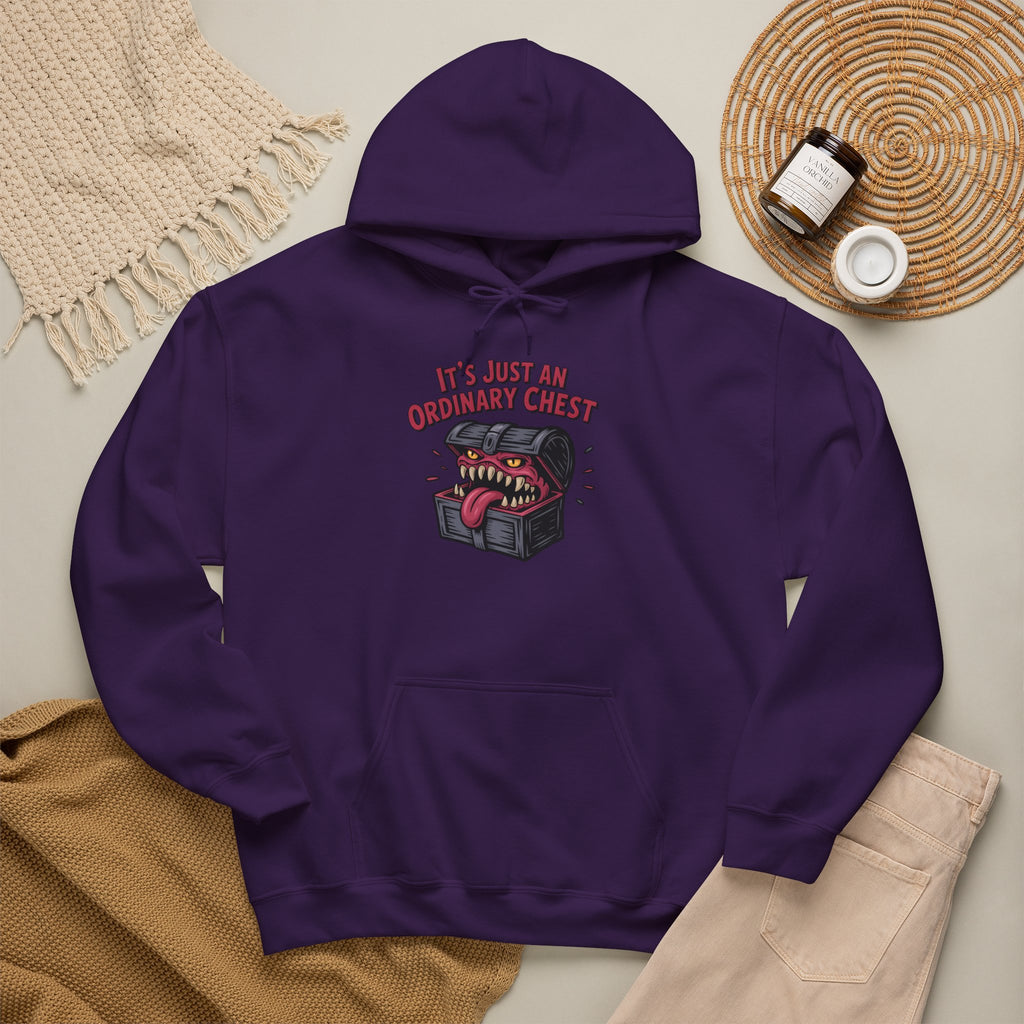 "It's Just An Ordinary Chest" — Mimic monster Hoodie