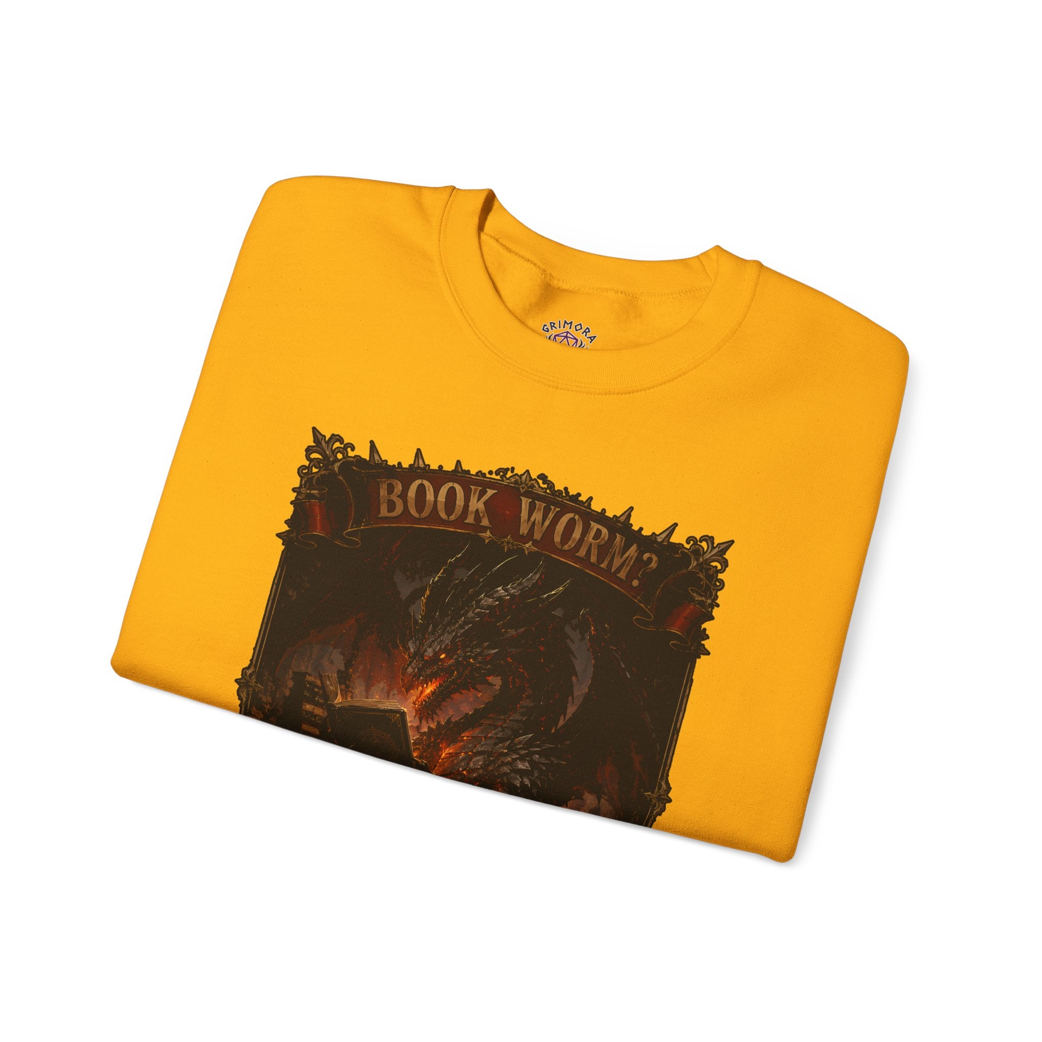 Book Worm? I Am a Book Dragon, Fantasy Reader Sweatshirt