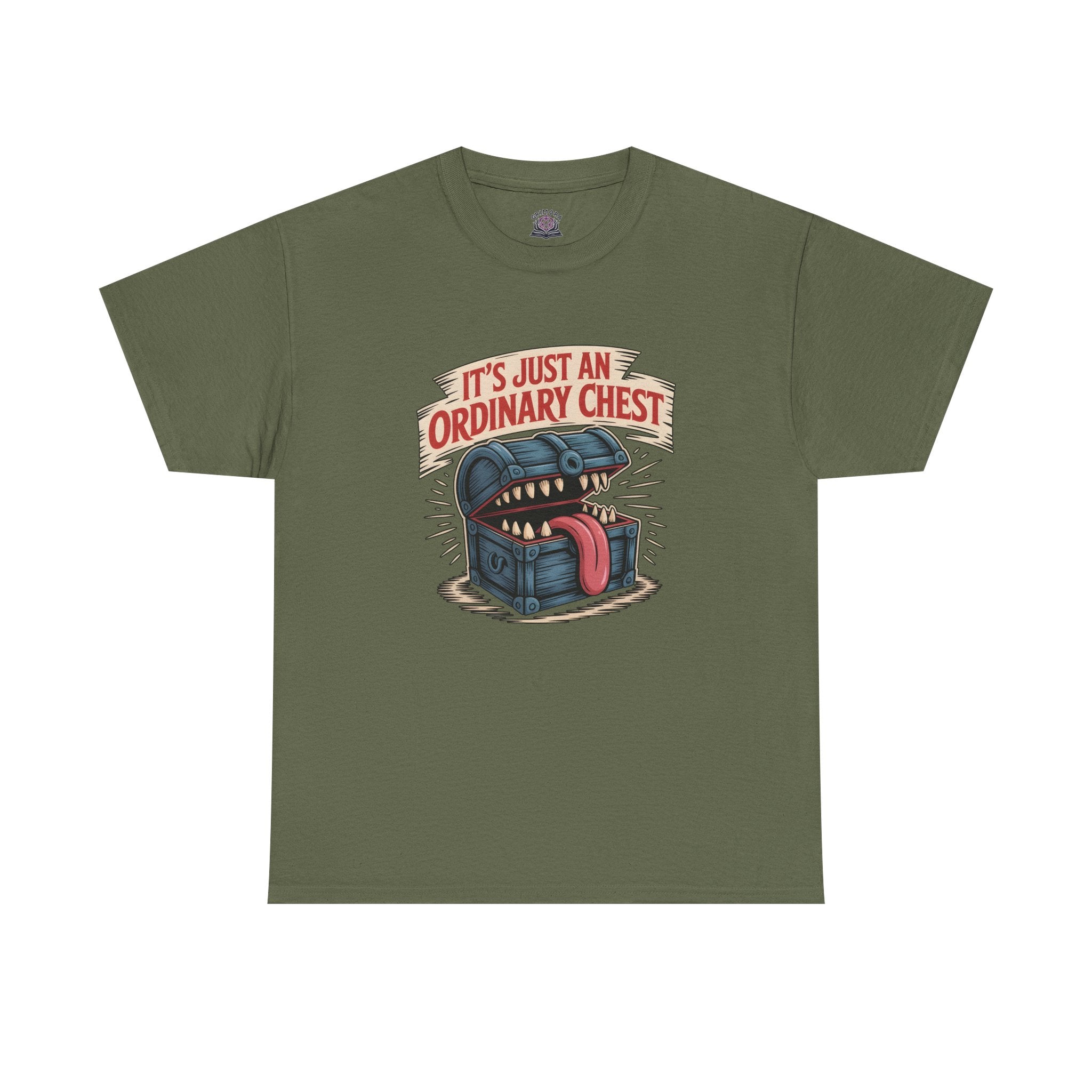 "It's Just An Ordinary Chest" — Mimic monster T-shirt