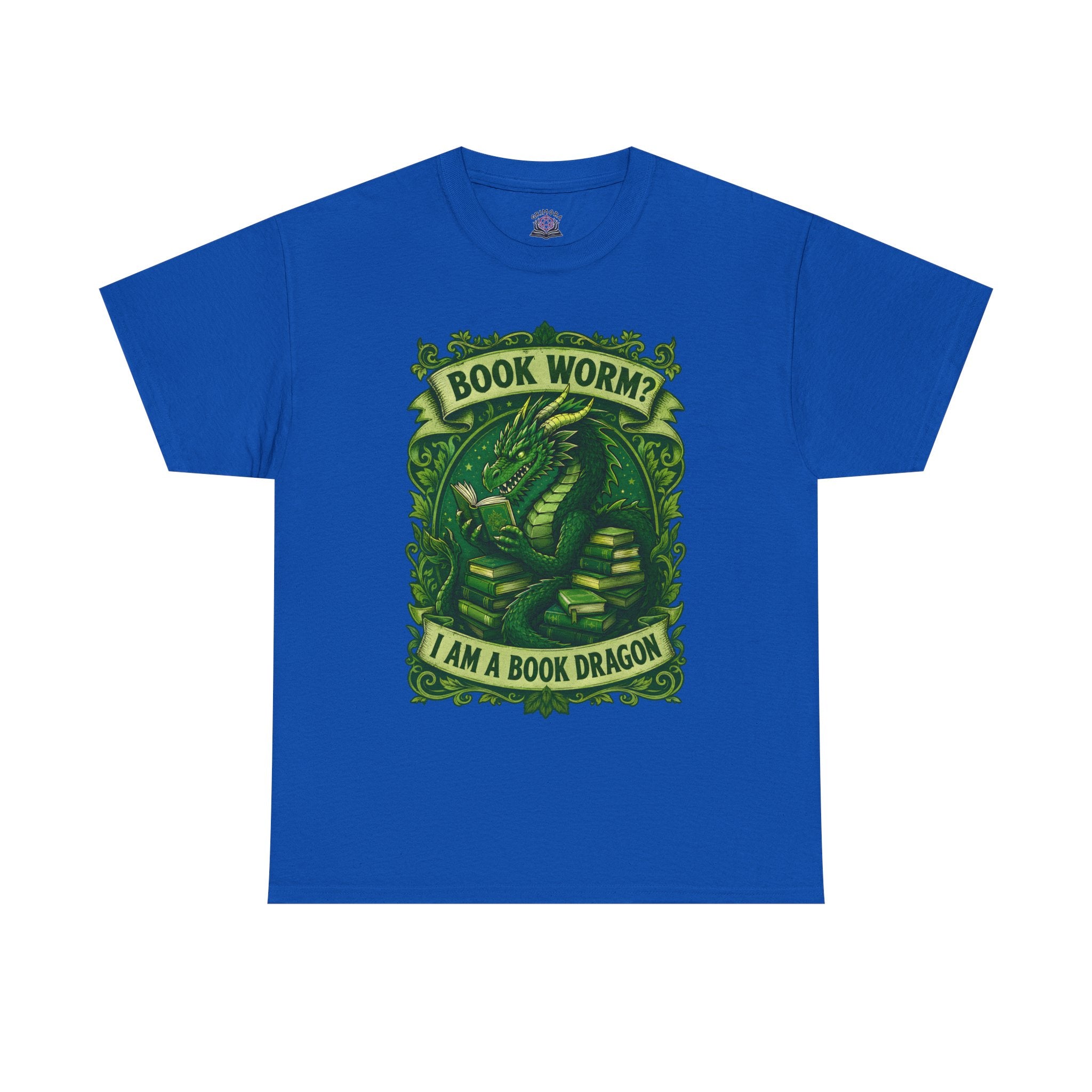 Book Worm? I Am a Book Dragon, Fantasy Reader T-shirt