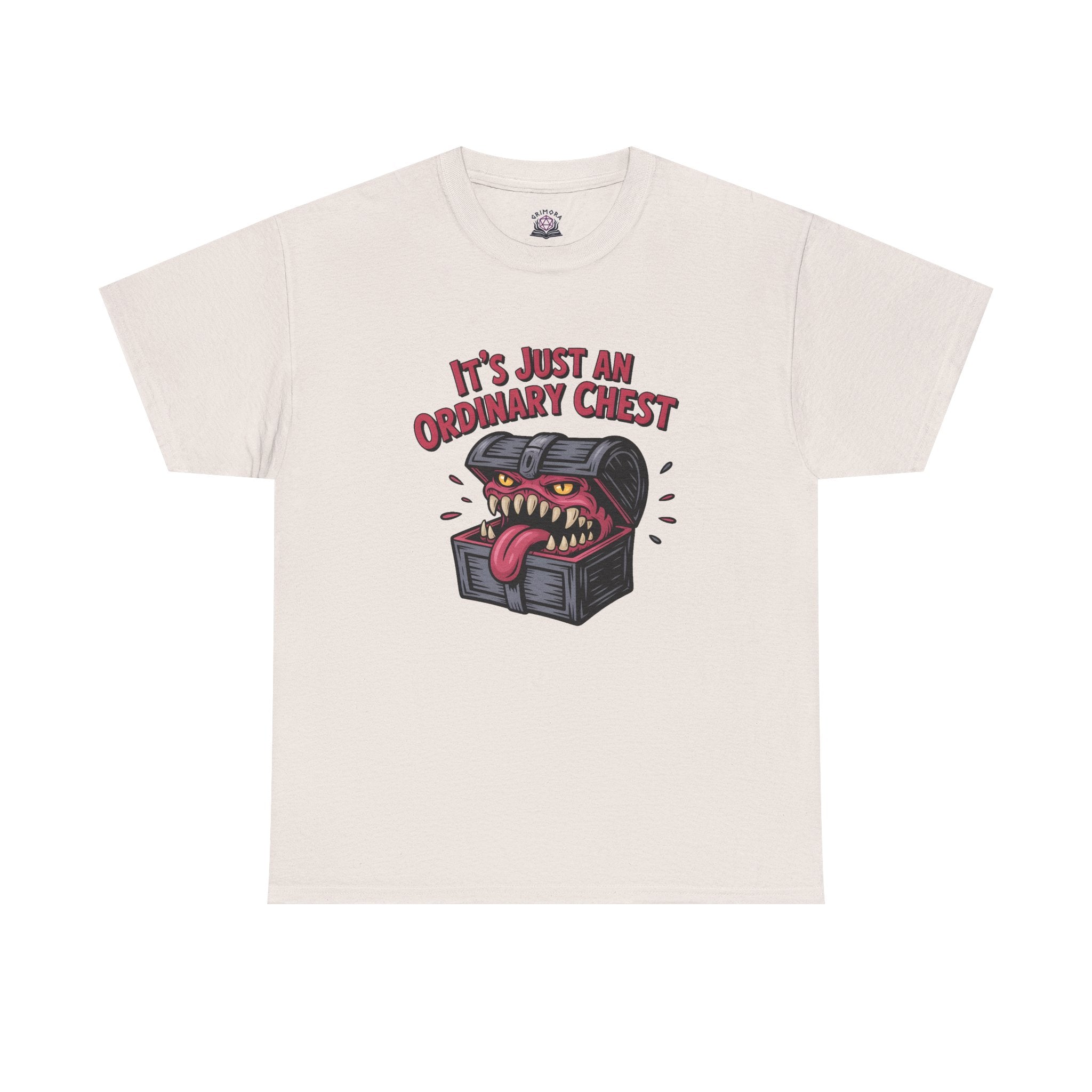 "It's Just An Ordinary Chest" — Mimic monster T-shirt