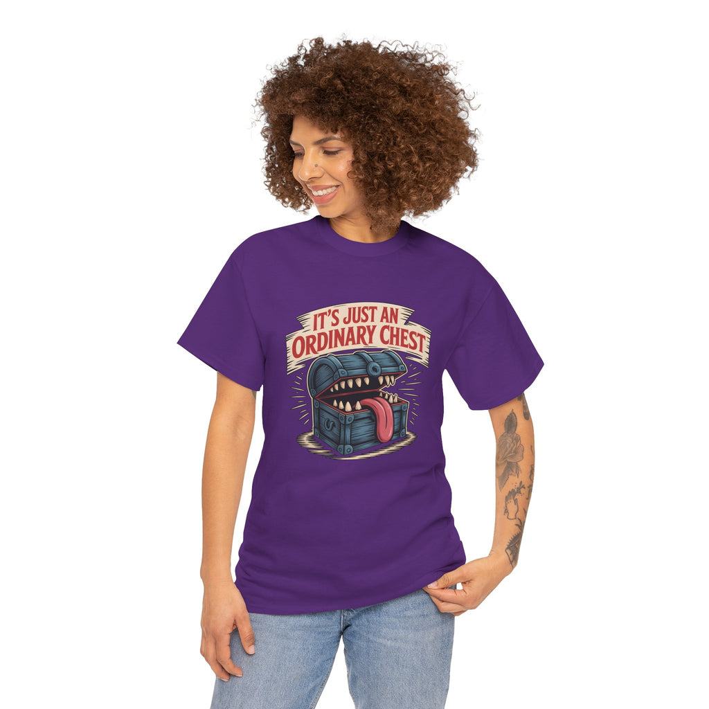 "It's Just An Ordinary Chest" — Mimic monster T-shirt
