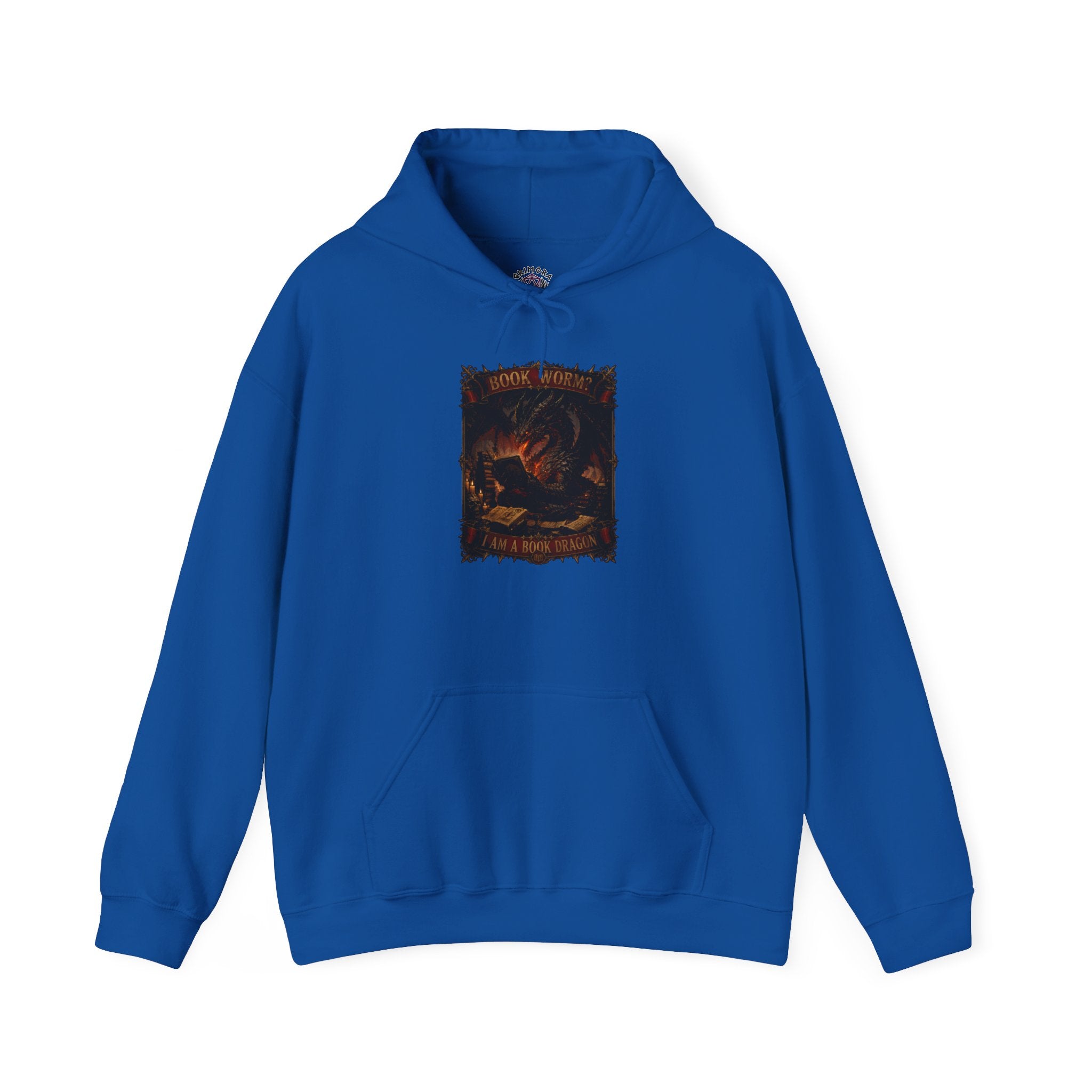 Book Worm? I Am a Book Dragon, Fantasy Reader Hoodie