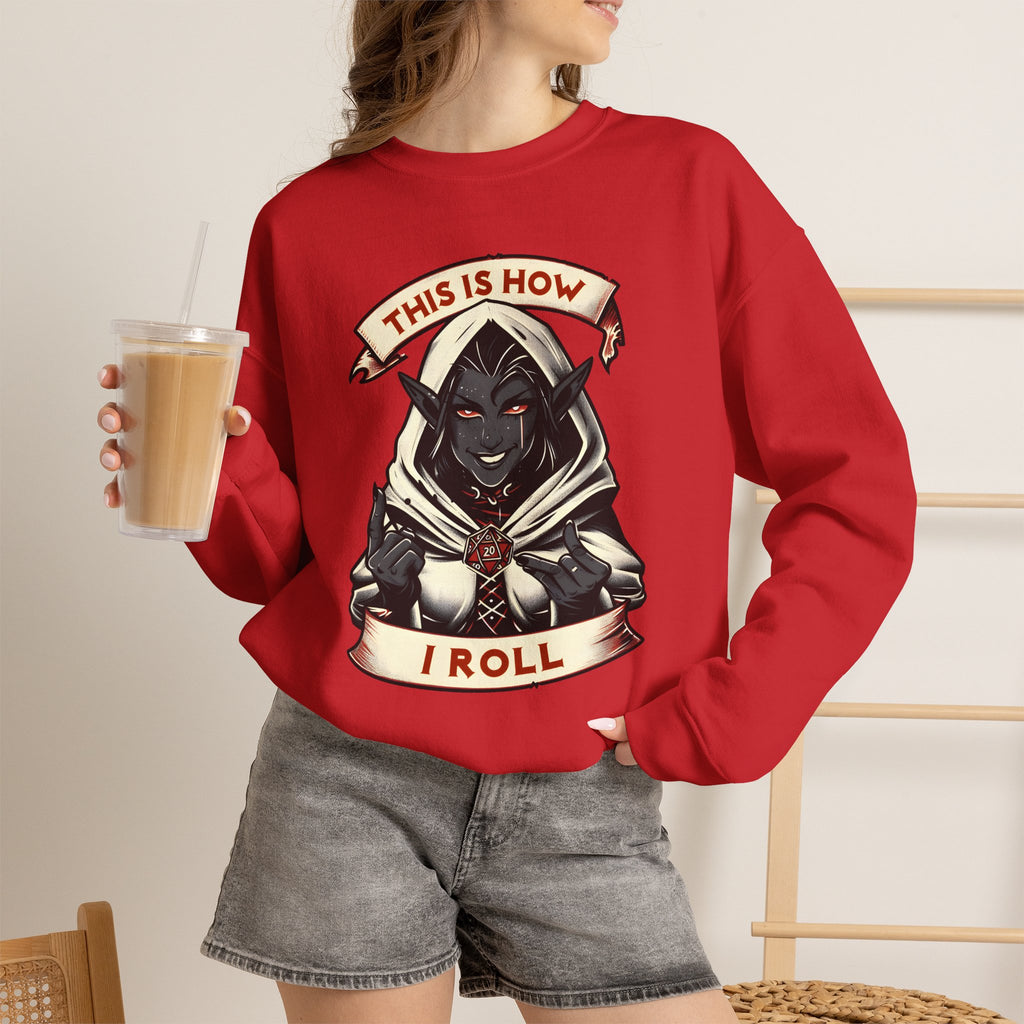 This Is How I Roll D20 Sweatshirt