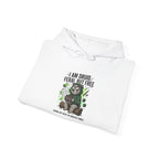 Feral But Free sloth hoodie | chaotic quirky humor, millennial burnout