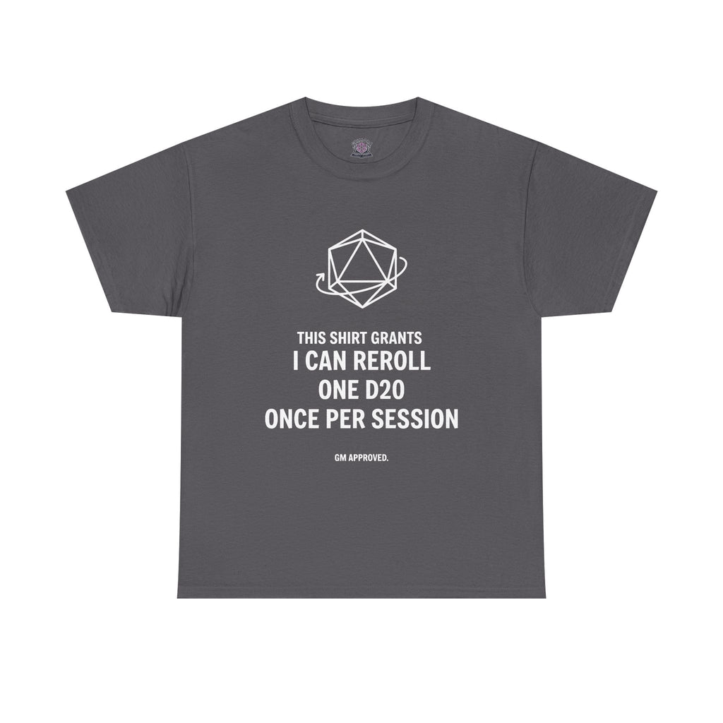 Reroll T-shirt | RPG Personalizable T-shirt