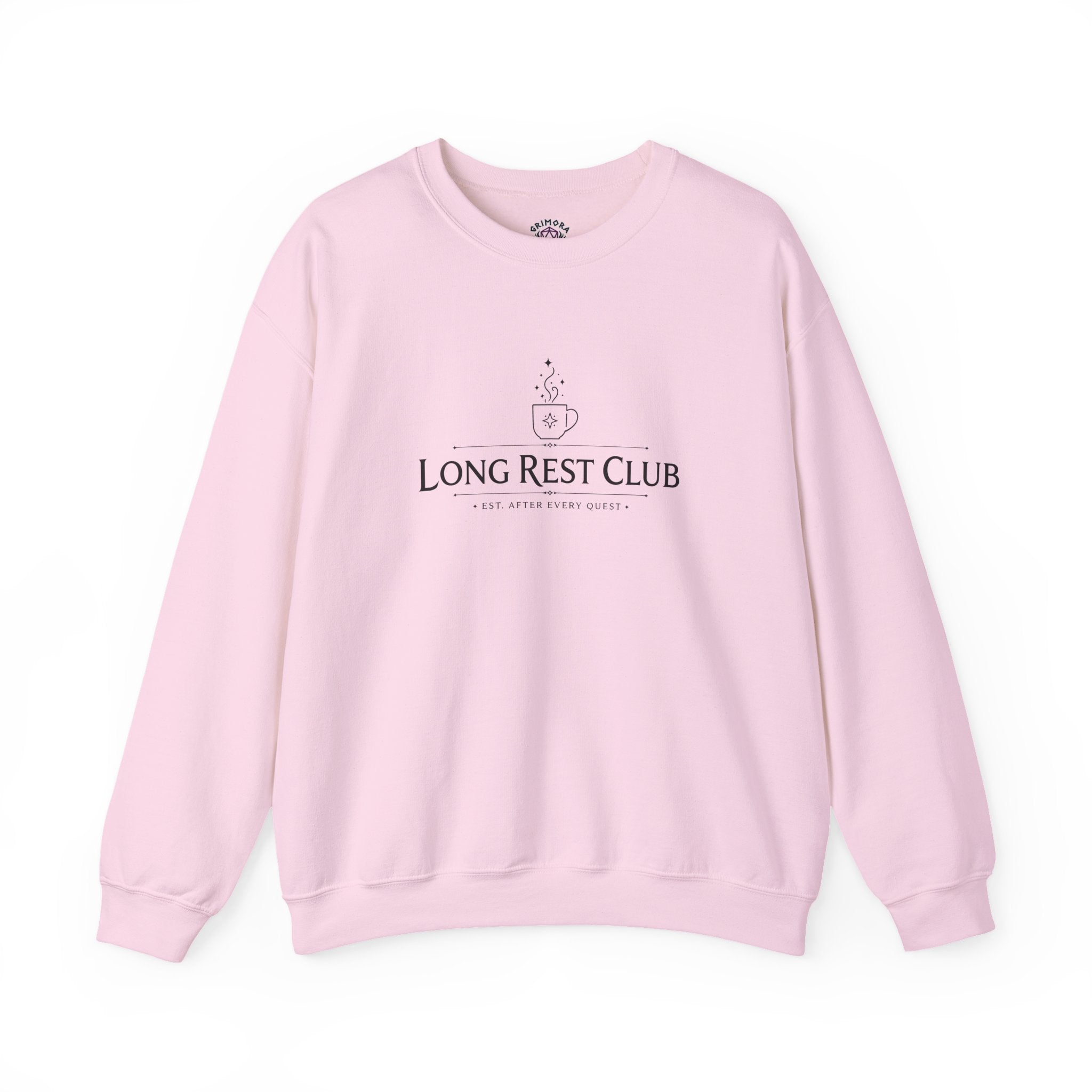 Long Rest Club – Est. After Every Quest | Fantasy RPG Sweatshirt