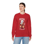 Monk Cat at Your Service D&D Sweatshirt | Cat Lover RPG Gift