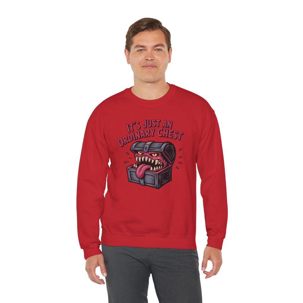 "It's Just An Ordinary Chest" — Mimic monster Sweatshirt