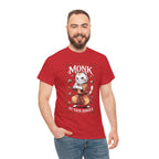 Monk Cat at Your Service D&D T-shirt | Cat Lover RPG Gift