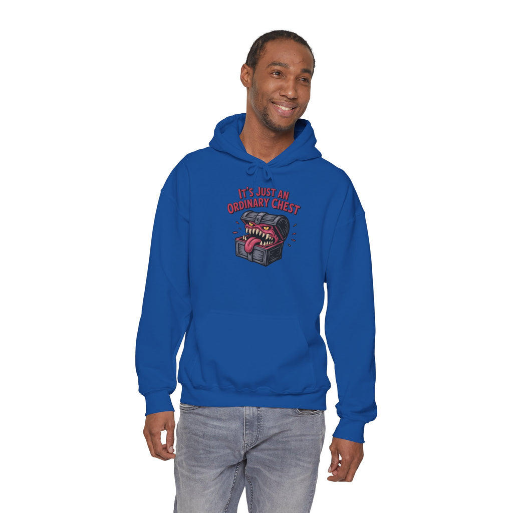 "It's Just An Ordinary Chest" — Mimic monster Hoodie