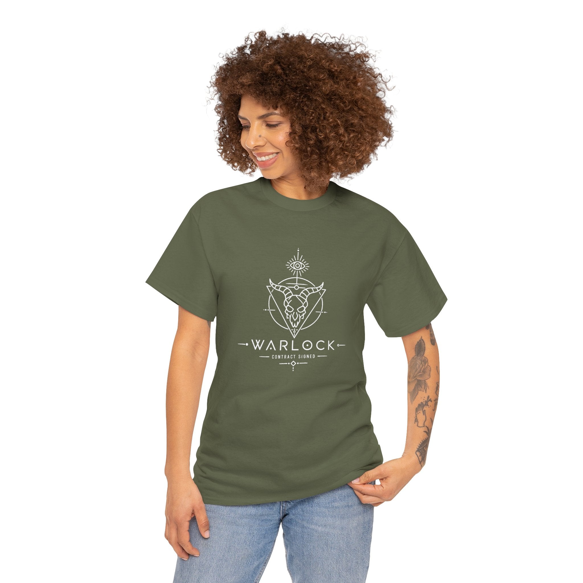 Warlock – Contract Signed | DnD class T-shirt