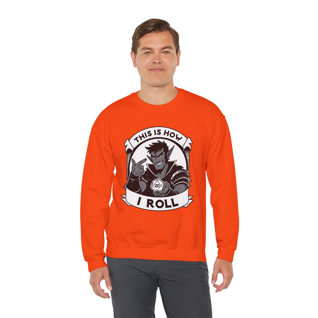 This Is How I Roll D20 Sweatshirt