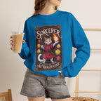 Sorcerer Cat at Your Service D&D Sweatshirt | Cat Lover RPG Gift